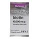 Биотин, Biotin, Bluebonnet Nutrition, Beautiful Ally, 10,000 мкг, 90 вегетарианских капсул, фото – 1