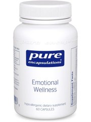Емоційне Здоров'я, Emotional Wellness, Pure Encapsulations, 120 капсул - фото