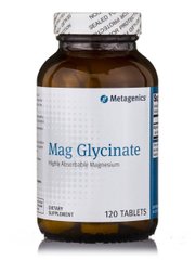 Магній, Mag Glycinate, Metagenics, 120 таблеток - фото