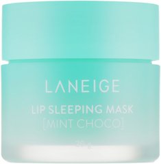 Ночная восстанавливающая маска для губ, Lip Sleeping Mask Mint Choco, Laneige, 20 г - фото