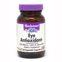 Антиоксидант для очей з зеаксантином, Bluebonnet Nutrition, 60 рослинних капсул - фото