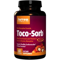Витамин Е и токотринол, Tocotrienols and Vitamin E, Jarrow Formulas, 60 капсул - фото