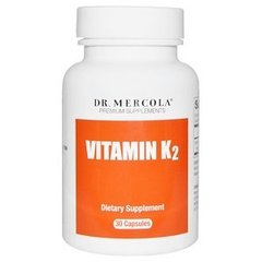 Вітамін К2, Vitamin K2, Dr. Mercola, 30 капсул - фото