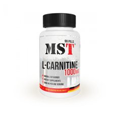Л-карнітин, L-Carnitine тисячі, MST Nutrition, 90 таблеток - фото