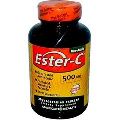 Вітамін С (аскорбат), American Health, 500 мг, 225 таблеток - фото