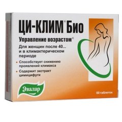 Ци-Клим БІО 200 мг, Евалар, 60 таблеток - фото