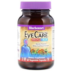 Комплекс для очей, EyeCare, Targeted Choice, Bluebonnet Nutrition, 60 рослинних капсул - фото