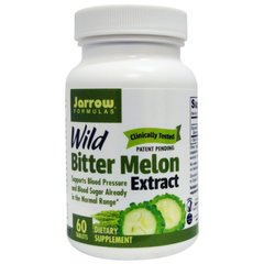 Экстракт горькой дыни, Wild Bitter Melon, Jarrow Formulas, 60 таблеток - фото