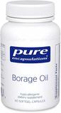 Масло Огуречника, Borage Oil, Pure Encapsulations, 60 капсул, фото