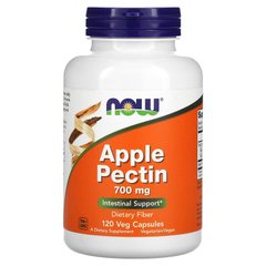 Яблучний пектин, Apple Pectin, Now Foods, 700 мг, 120 капсул - фото