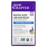Спокойный безболезненный сон, Restful Sleep + Pain Relief, New Chapter, 30 вегетарианских капсул, фото