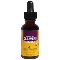 Подмаренник, екстракт, Cleavers, Herb Pharm, органік, 30мл - фото