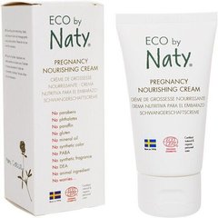 Крем от растяжек для беременных, Pregnancy Nourishing Cream, Eco by Naty, 50 мл - фото