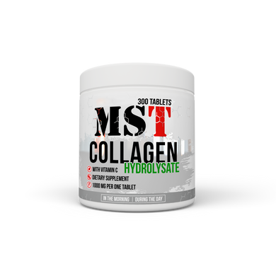 Коллаген гидролизат, Сollagen Hydrolysate, MST Nutrition, 300 таблеток - фото