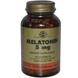 Мелатонін, Melatonin, Solgar, 5 мг, 120 жувальних таблеток, фото – 1