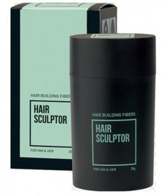 Пудра для потовщення волосся - чорна, Hair Sculptor, 25 г - фото