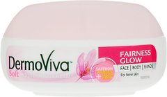 Крем для обличчя і тіла, DermoViva Fairness Glow Cream, Dabur, 70 мл - фото