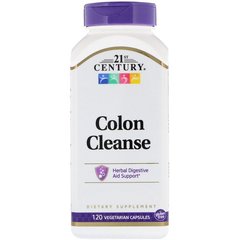 Очищающая смесь, Colon Cleanse, 21st Century, 120 капсул - фото