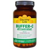 Вітамін С для імунітету, Buffer-C, Country Life, буферизований, 500 мг, 120 капсул, фото