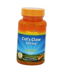 Котячий Кіготь, Cat's Claw, Thompson, 500 мг, 60 капсул - фото