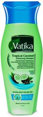 Шампунь для объема волос, Vatika Tropical Coconut Shampoo, Dabur, 200 мл - фото