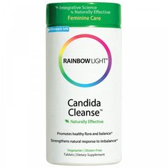 Противокандидное засіб, Candida Cleanse, Rainbow Light, 120 таблеток - фото