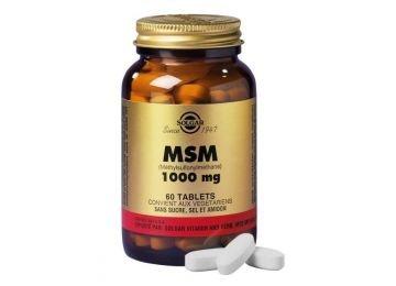 Метилсульфонілметан, MSM, Solgar, 1000 мг, 60 таблеток - фото