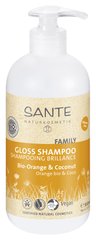 Біо-Шампунь для блиску волосся Апельсин і Кокос, Sante, 500 мл - фото