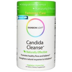 Кандіда, Candida Cleanse, Rainbow Light, 60 таблеток - фото