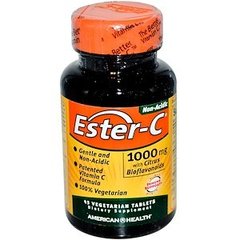 Естер С, Ester-C, American Health, 1000 мг, 45 таблеток - фото