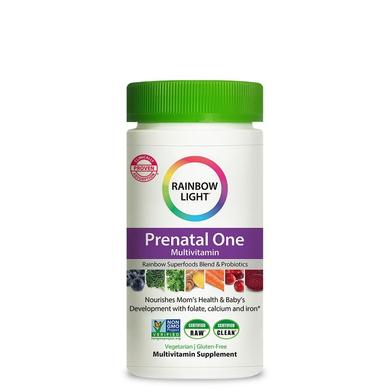 Витамины для беременных Пренатал Ван, Prenatal One, Rainbow Light, 30 таблеток - фото