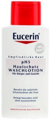 Очищаючий лосьйон для відновлення та захисту чутливої шкіри тіла, Eucerin, 200 мл - фото