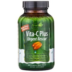 Антиоксидантна суміш з вітаміном С, Vita-C Plus, Irwin Naturals, 60 гелевих капсул - фото