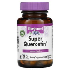 Кверцетин, Super Quercetin, Bluebonnet Nutrition, 30 вегетарианских капсул - фото