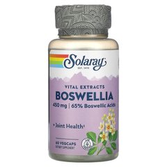 Босвелия, Boswellia, 450 мг, Solaray, 60 капсул - фото