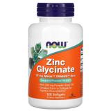 Глицинат цинку, Zinc Glycinate, Now Foods, 120 капсул, фото