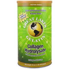 Коллаген гидролизат, Collagen Hydrolysate, Great Lakes Gelatin Co., 454 г - фото