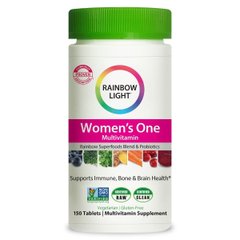 Вітаміни для жінок (Енергія і життєві сили), Rainbow Light, Just Once, 150 таблеток - фото