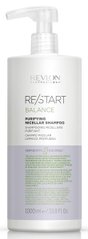 Шампунь для глибокого очищення, Restart Balance Purifying Micellar Shampoo, Revlon Professional, 1000 мл - фото