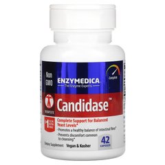 Протикандидний засіб, Candidase, Enzymedica, 42 капсули - фото