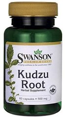 Кудзу корінь, Anson Kudzu Root, Swanson, 500 мг, 60 капсул - фото