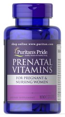 Вітаміни для вагітних, Prenatal Vitamins, Puritan's Pride, 100 капсул - фото