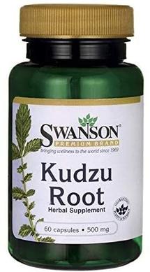 Кудзу корень, Anson Kudzu Root, Swanson, 500 мг, 60 капсул - фото