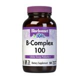 B-Комплекс 100, B-Complex, Bluebonnet Nutrition, 50 вегетарианских капсул, фото