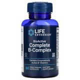 В-комплекс витаминов, BioActive B-Complex, Life Extension, биоактивный, 60 капсул, фото