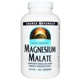 Магній малат, Magnesium Malate, Source Naturals, 425 мг, 200 капсул, фото