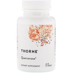 Кверцетин з бромелайном, Quercenase, Thorne Research, 60 капсул - фото