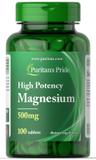 Магній, Magnesium, Puritan's Pride, 500 мг, 100 таблеток, фото