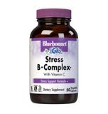 Стресс В-Комплекс, Stress B-Complex, Bluebonnet Nutrition, 50 вегетарианских капсул, фото