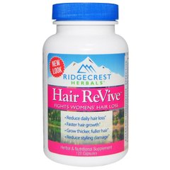 Комплекс для волосся, Hair ReVive, для жінок, RidgeCrest Herbals, 120 капсул - фото